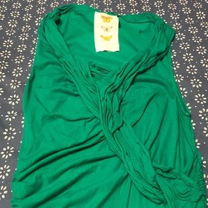 Kelly Green Anthropologie Top